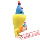 Adult Funny Handstand Clown Inflatable Blow Up Costume