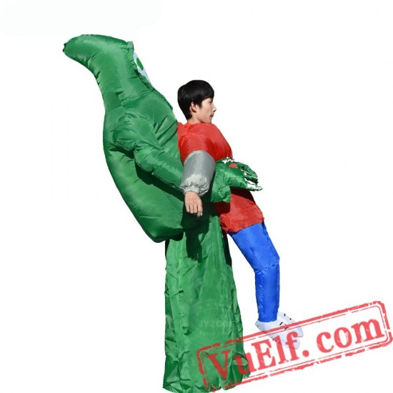 Adult Kids Grim Reaper Halloween Inflatable Blow Up Costume