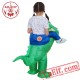 Kids Crocodile Ride On Inflatable Blow Up Costume