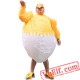 Adult Yellow Chicken Inflatable Blow Up Costume