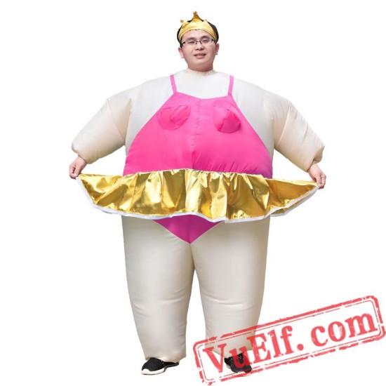 Adult Ballerina Inflatable Blow Up Costume