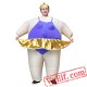 Adult Ballerina Inflatable Blow Up Costume