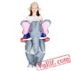 Adult Ride On Elephant Inflatable Blow Up Costume