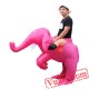 Adult Elephant Ride On Inflatable Blow Up Costume