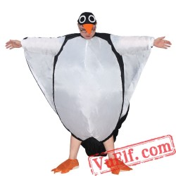 Adult Penguin Inflatable Blow Up Costume