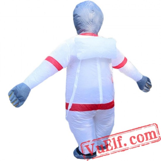 Spaceman Space Astronaut Mens Inflatable Blow Up Costume