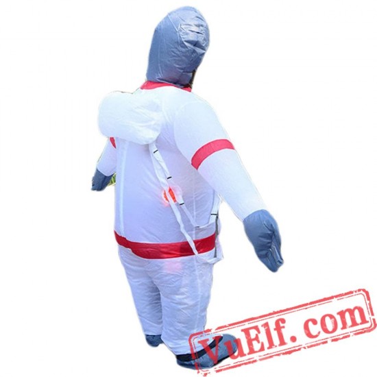 Spaceman Space Astronaut Mens Inflatable Blow Up Costume