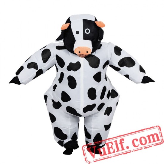 Adult Cow Inflatable Blow Up Costume