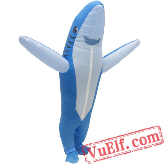 Adult Shark Inflatable Blow Up Costume