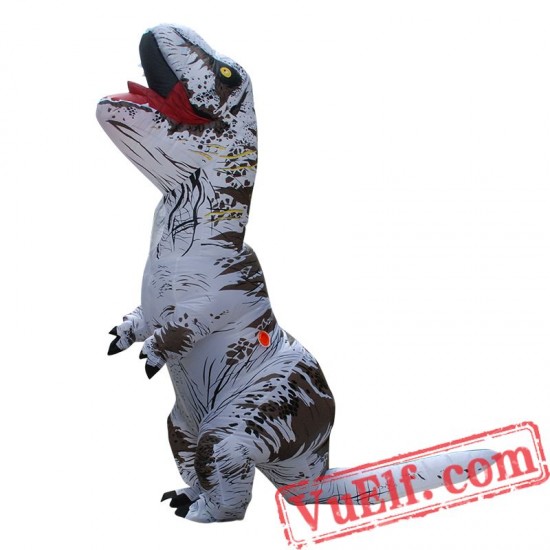 Adult T Rex Dinosaur Inflatable Blow Up Costume