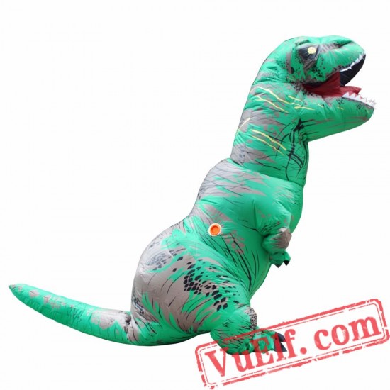 Adult T Rex Dinosaur Inflatable Blow Up Costume