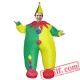 Adult Clown Inflatable Blow Up Costume