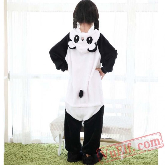 Panda Kids Animal Costume Kigurumi Onesie Pajamas