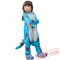 Kids Blue Cow Kigurumi Onesie Pajamas Kids Kigurumi Costumes