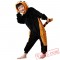 Kids Black Raccoon Kigurumi Onesie Pajamas Kids Kigurumi Costumes