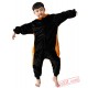 Kids Black Raccoon Kigurumi Onesie Pajamas Kids Kigurumi Costumes