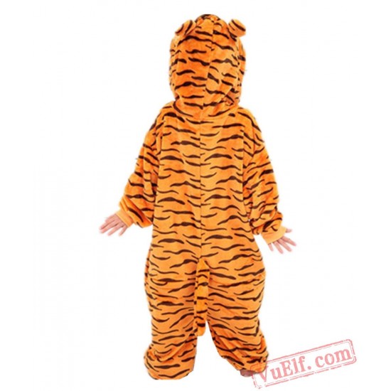 Kids Tiger Kigurumi Onesie Pajamas Kids Kigurumi Costumes