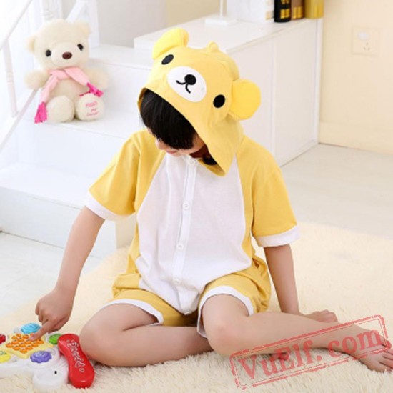 Animal Rilakkuma Onesie Pajamas - Summer Kids Kigurumi Onesies