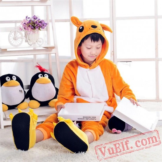 Kangaroo Kigurumi Onesie Pajamas Kids Costumes