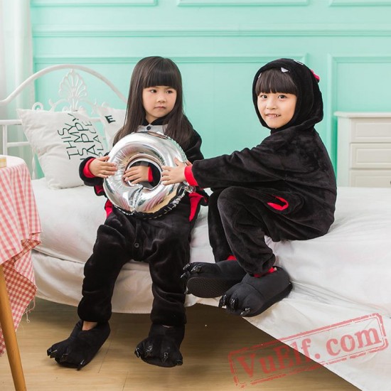 Bat Kids Kigurumi Onesies Kid Winter Animal Costumes