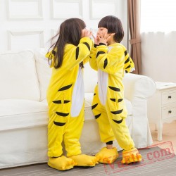 Tiger Kigurumi Onesie Pajamas Kids Animal Costumes