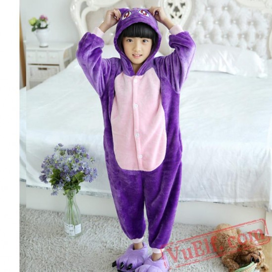 Kids Cat Kigurumi Pajamas Animal Onesie Costumes