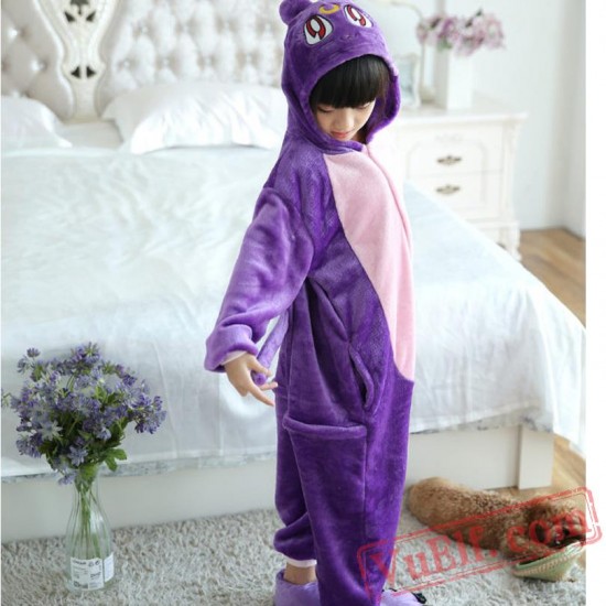 Kids Cat Kigurumi Pajamas Animal Onesie Costumes