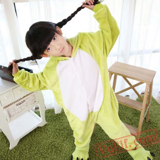 Frog Kigurumi Onesie Pajamas Kids Animal Costumes