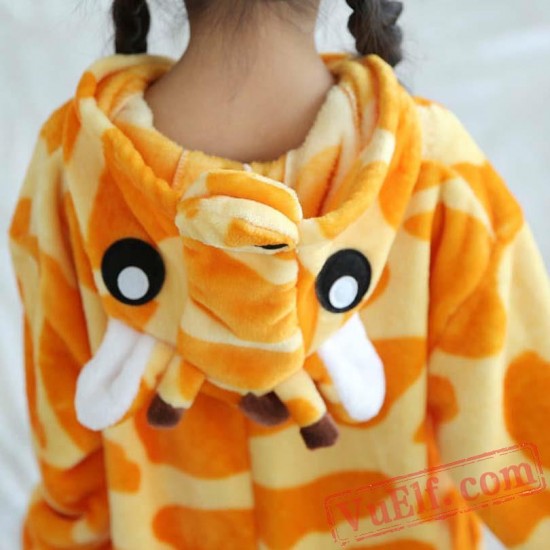 Giraffe Kigurumi Onesie Pajamas Kids Animal Costumes