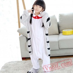 Cat Kigurumi Pajamas Kids Cat Onesie Costumes