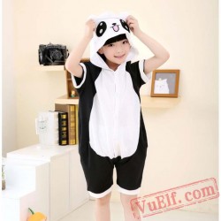 Kids Panda Kigurumi Onesie Pajamas - Summer Onesies