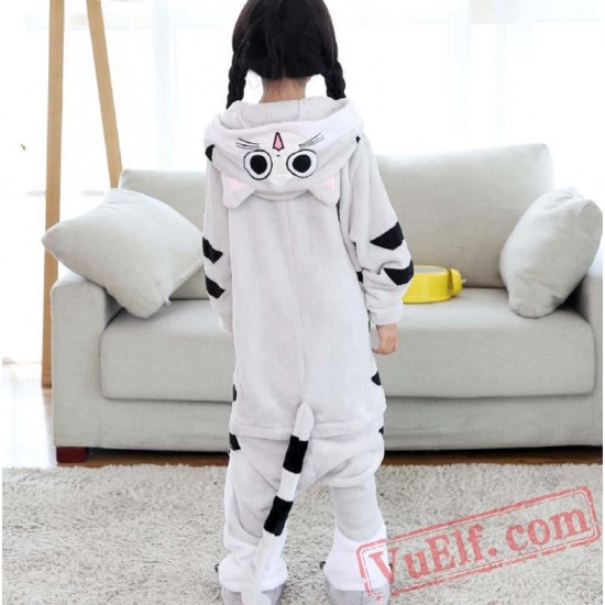 Cat Kigurumi Pajamas Kids Cat Onesie Costumes