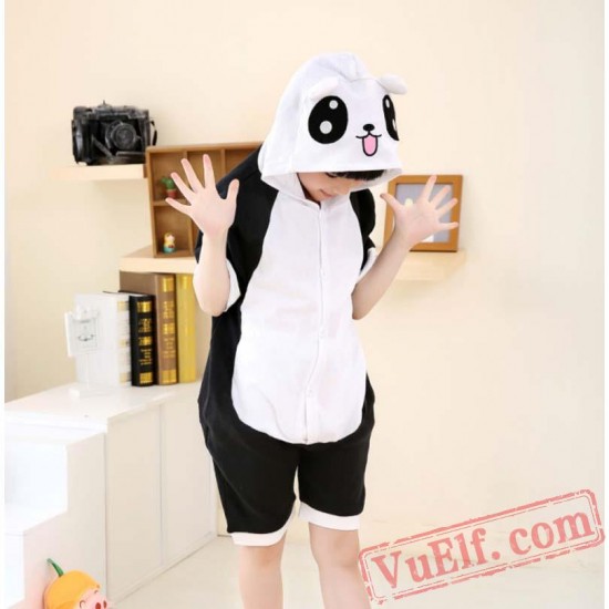 Kids Panda Kigurumi Onesie Pajamas - Summer Onesies