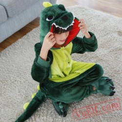 Dinosaur Kigurumi Onesie Pajamas Kids Animal Costumes