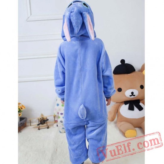 Stitch Kids Kigurumi Onesie Pajamas Animal Costumes