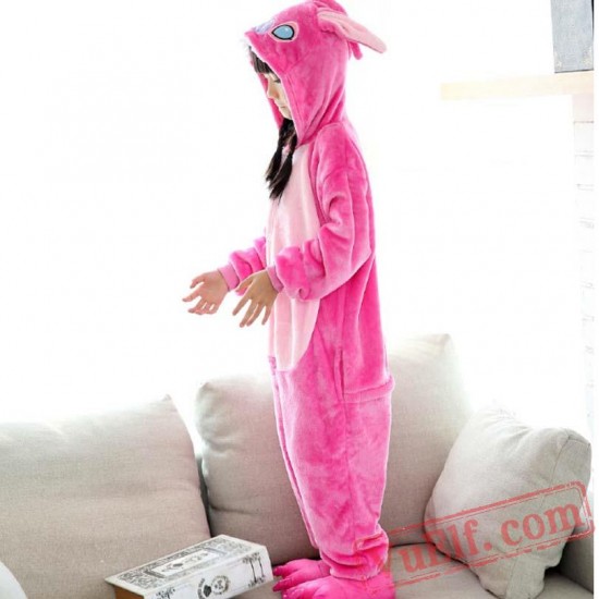 Stitch Kids Kigurumi Onesie Pajamas Animal Costumes