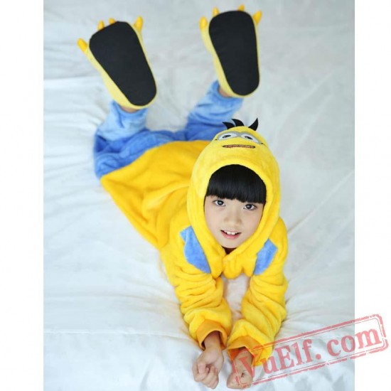 Minions Kigurumi Onesie Pajamas Kids Onesie Costumes