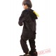 Black Penguin Onesies Costumes Kids Kigurumi Pajamas