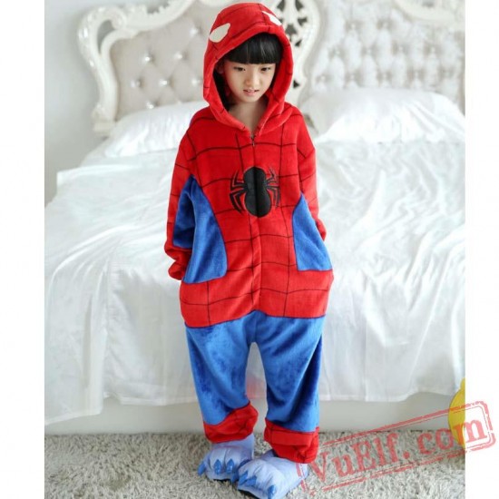 Spiderman Kids Kigurumi Onesie Pajamas