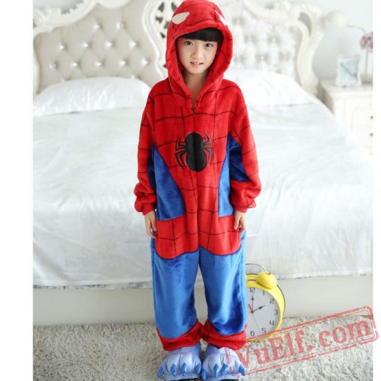 Spiderman Kids Kigurumi Onesie Pajamas