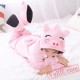 Pink Pig Kigurumi Onesie Pajama Costumes
