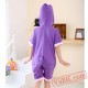 Purple Cat Kigurumi Onesies Kids Animal Onesie Costumes