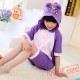 Purple Cat Kigurumi Onesies Kids Animal Onesie Costumes