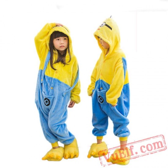 Cartoon Minions Onesie Pajamas - Kigurumi Onesies