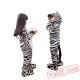 Kids Zebra Kigurumi Onesies Animal Onesies Pajamas