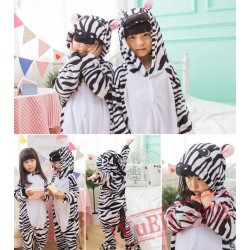 Kids Zebra Kigurumi Onesies Animal Onesies Pajamas
