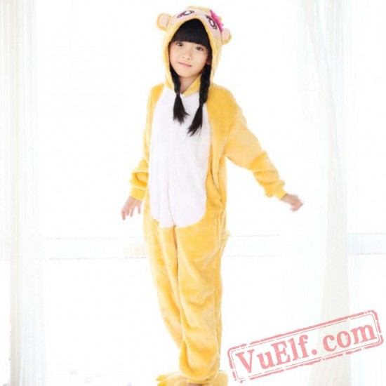 Kids Monkey Kigurumi Onesie Pajamas Animal Costumes