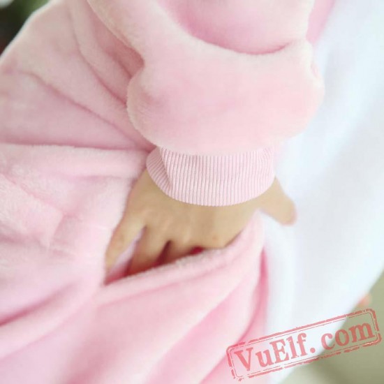 Pink Pig Kigurumi Onesie Pajamas Kids Costumes