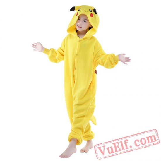 Pikachu Onesie Costumes / Pajamas for Kids - Kigurumi Onesies