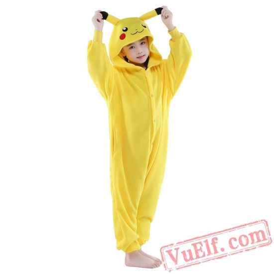 Pikachu Onesie Costumes / Pajamas for Kids - Kigurumi Onesies